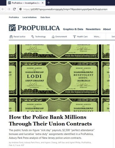 propublica on darknet